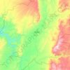 Mapa topográfico Colotlán, altitude, relevo