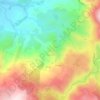 Mapa topográfico Vallecalle, altitude, relevo