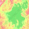 Mapa topográfico ᑐᓕᒫᓗᒡᔪᐊᖅ Dubawnt Lake, altitude, relevo