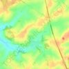 Mapa topográfico Hargicourt, altitude, relevo