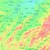 Mapa topográfico 柳河县, altitude, relevo