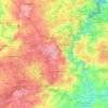 Mapa topográfico 22100, altitude, relevo