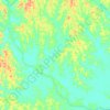Mapa topográfico Igarapé do Lago, altitude, relevo