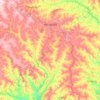 Mapa topográfico Vianópolis, altitude, relevo