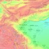 Mapa topográfico 克孜勒苏柯尔克孜自治州, altitude, relevo