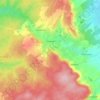 Mapa topográfico Favières, altitude, relevo