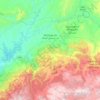 Mapa topográfico Aït Ishaq, altitude, relevo