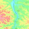 Mapa topográfico Tocantinópolis, altitude, relevo