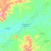 Mapa topográfico Afogados da Ingazeira, altitude, relevo