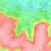 Mapa topográfico Billy-sur-Aisne, altitude, relevo