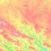 Mapa topográfico Pozoblanco, altitude, relevo
