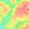 Mapa topográfico Nossa Senhora do Rosário, altitude, relevo