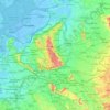 Mapa topográfico Güeldres, altitude, relevo