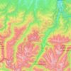 Mapa topográfico Хасаут-Греческое сельское поселение, altitude, relevo