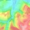 Mapa topográfico Boutancourt, altitude, relevo