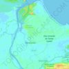 Mapa topográfico Ilha Grande, altitude, relevo