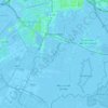 Mapa topográfico Amstelveen, altitude, relevo