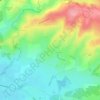 Mapa topográfico Villers-sur-Auchy, altitude, relevo