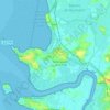 Mapa topográfico 17450, altitude, relevo