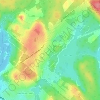 Mapa topográfico Yankeetown, altitude, relevo