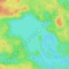 Mapa topográfico Joeperry Lake, altitude, relevo