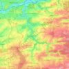 Mapa topográfico Solre, altitude, relevo