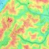 Mapa topográfico Matatu, altitude, relevo