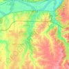 Mapa topográfico De Soto, altitude, relevo