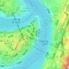 Mapa topográfico 朝天门街道, altitude, relevo