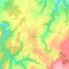 Mapa topográfico Trémel, altitude, relevo