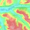 Mapa topográfico Bucey-en-Othe, altitude, relevo