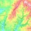 Mapa topográfico La Capelle-Bleys, altitude, relevo