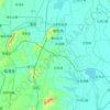 Mapa topográfico 津市市, altitude, relevo