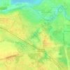 Mapa topográfico оз.Чкаловское, altitude, relevo