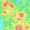 Mapa topográfico Saint-Julien-du-Pinet, altitude, relevo