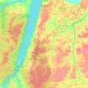 Mapa topográfico Belterra, altitude, relevo