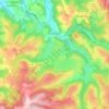 Mapa topográfico Lanteuil, altitude, relevo