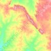 Mapa topográfico Barwang, altitude, relevo