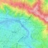 Mapa topográfico Castaños, altitude, relevo