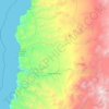 Mapa topográfico Diego de Almagro, altitude, relevo