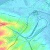 Mapa topográfico Coquelles, altitude, relevo