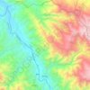 Mapa topográfico Pichari, altitude, relevo