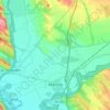 Mapa topográfico Marcilla, altitude, relevo