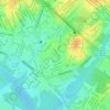 Mapa topográfico Jardim Califórnia, altitude, relevo