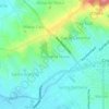 Mapa topográfico Operária Nova, altitude, relevo