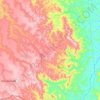 Mapa topográfico Nova Brasilia, altitude, relevo