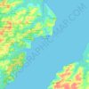 Mapa topográfico São José de Ribamar, altitude, relevo