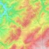 Mapa topográfico Grandmenil, altitude, relevo
