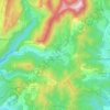 Mapa topográfico Eygluy-Escoulin, altitude, relevo