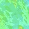 Mapa topográfico Кирасозеро, altitude, relevo